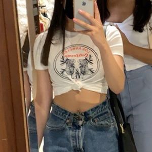 top shop graphic tee